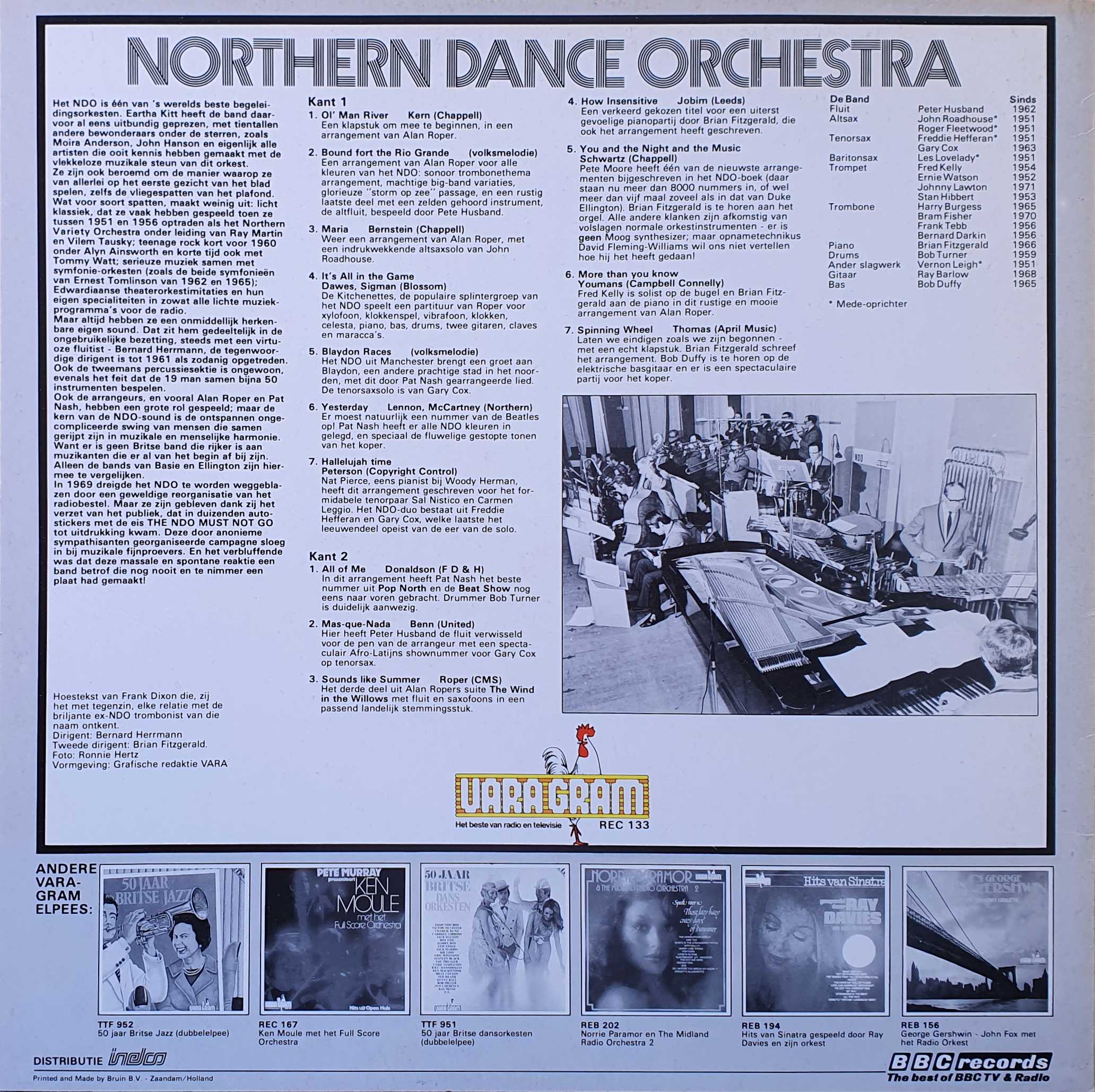 Picture of REC 133-iD Northern dance orchestra by artist Various from the BBC records and Tapes library